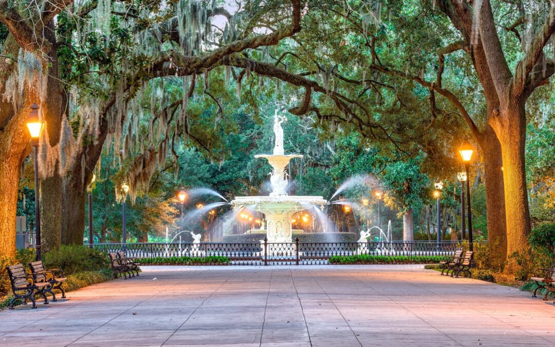 Savannah Georgia fountain